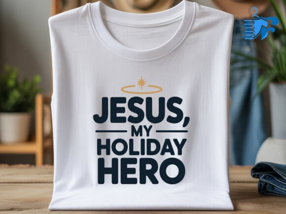 Jesus, My Holiday Hero SVG: Graphics for T-Shirt Designs